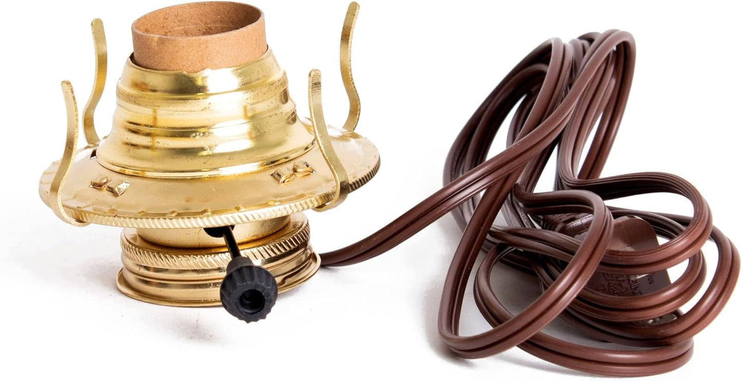 Lehman's Oil to Electric Conversion Kit - Goldtone