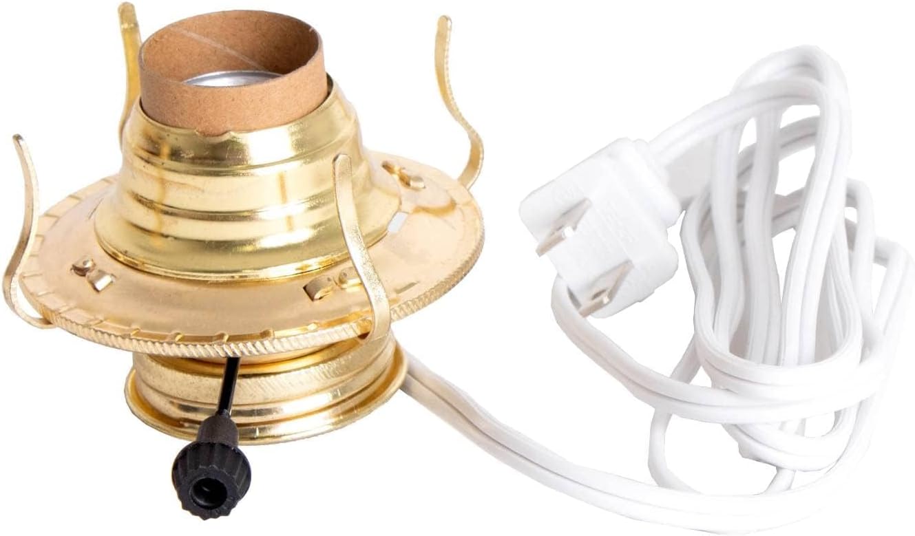 Lehman's Oil to Electric Conversion Kit - Goldtone