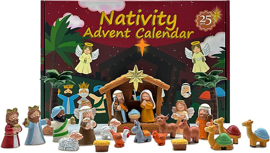 Nativity Advent Calendar 2025 for Kids - 25 Surprises